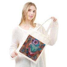 Load image into Gallery viewer, DIY Owl Diamond Painting Shopping Tote Bags Mosaic Kit Art Drawing (BB015)
