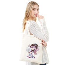 Load image into Gallery viewer, DIY Girl Diamond Painting Shopping Tote Bags Mosaic Kit Art Drawing (BB017)
