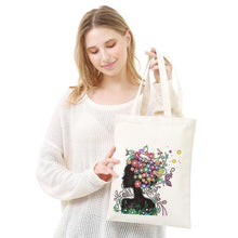 Load image into Gallery viewer, DIY Fairy Diamond Painting Shopping Tote Bag Mosaic Kit Art Drawing (BB024)
