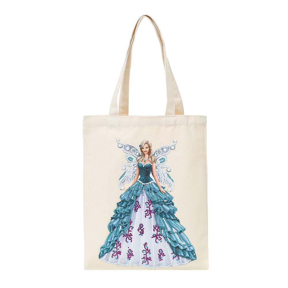 DIY Angel Diamond Painting Shopping Tote Bag Mosaic Kit Art Drawing (BB027)