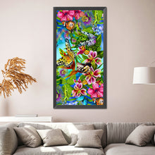 Load image into Gallery viewer, Diamond Painting - Full Round - Flower butterfly (40*80CM)
