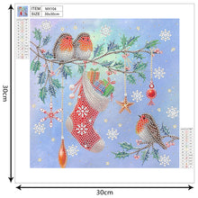 Load image into Gallery viewer, Diamond Painting - Partial Special Shaped - Christmas (30*30cm)
