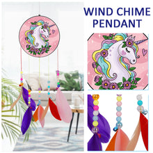 Load image into Gallery viewer, DIY Diamond Painting Acrylic Wind Chime Pendant Crafts Art Decor (Calf)
