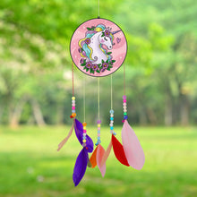 Load image into Gallery viewer, DIY Diamond Painting Acrylic Wind Chime Pendant Crafts Art Decor (Calf)
