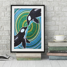 Load image into Gallery viewer, Diamond Painting - Full Crystal Rhinestone - Dolphin (30*40cm)
