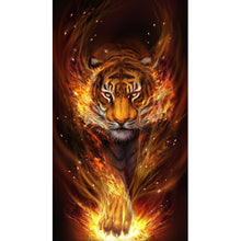 Load image into Gallery viewer, Diamond Painting - Full Round - Parrotttern Fire Tiger (40*80cm)
