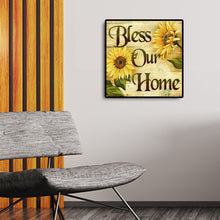 Load image into Gallery viewer, Diamond Painting - Full Round - Sunflower English bless (30*30CM)
