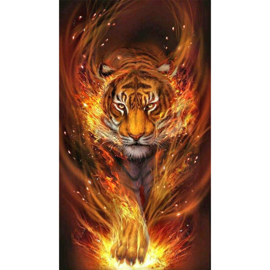 Diamond Painting - Full Square - Tiger (45*80cm)