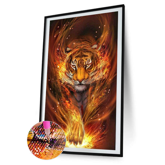 Diamond Painting - Full Square - Tiger (45*80cm)