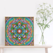 Load image into Gallery viewer, Diamond Painting - Partial Special Shaped - Mandala Flower (30*30cm)
