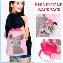 Load image into Gallery viewer, Rhinestone Drawstring Backpack DIY Special Shape Diamond Knapsack (Ox 2)
