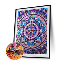 Load image into Gallery viewer, Crystal Mandala 30*40CM(Canvas) Full Special Shaped Drill Diamond Painting
