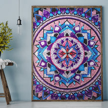 Load image into Gallery viewer, Crystal Mandala 30*40CM(Canvas) Full Special Shaped Drill Diamond Painting
