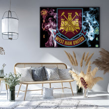 Load image into Gallery viewer, West Ham United Team Crest 40*30CM(Canvas) Full Round Drill Diamond Painting
