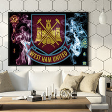 Load image into Gallery viewer, West Ham United Team Crest 40*30CM(Canvas) Full Round Drill Diamond Painting
