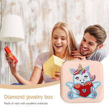 Load image into Gallery viewer, DIY 5D Rhinestone Jewelry Storage Box Special Shape Diamond Case
