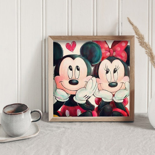 Mickey Mouse 40*40CM(Canvas) Full Round Drill Diamond Painting