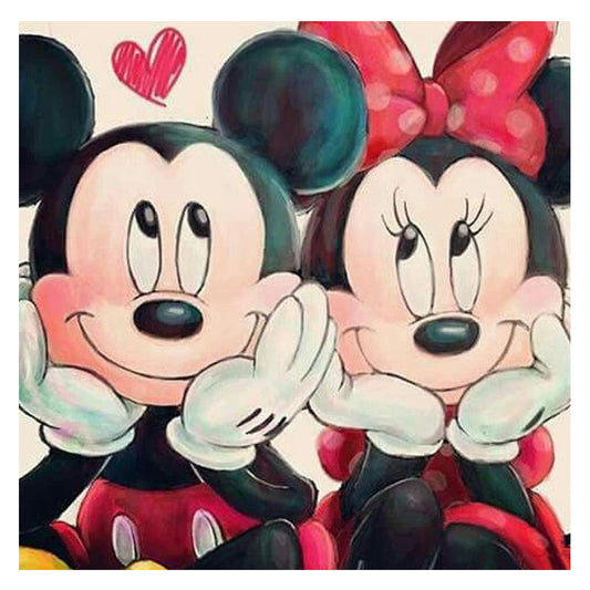 Mickey Mouse 40*40CM(Canvas) Full Round Drill Diamond Painting