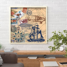 Load image into Gallery viewer, Sailing Lighthouse 40*40CM(Canvas) Full Square Drill Diamond Painting
