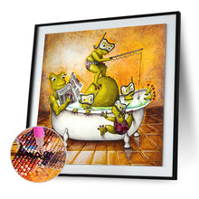 Load image into Gallery viewer, Funny Frog 40*40CM(Canvas) Full Square Drill Diamond Painting
