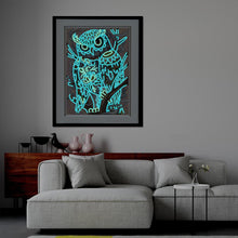 Load image into Gallery viewer, Animal Owl Luminous 40*30CM(Canvas) Beautiful Special Shaped Drill Diamond Painting
