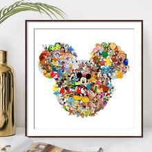 Load image into Gallery viewer, Diamond Painting - Full Round - Coon Mickey Mouse (40*40cm)
