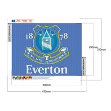 Load image into Gallery viewer, Diamond Painting - Full Round - Everton Team Logo
