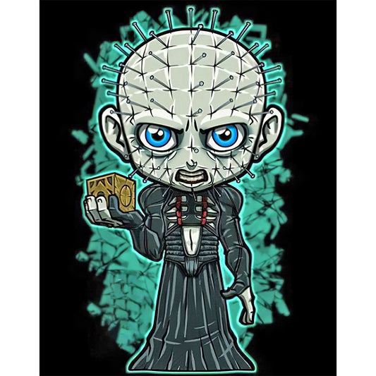 Horror Doll 30*40CM(Canvas) Full Round Drill Diamond Painting