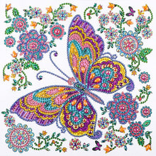 Load image into Gallery viewer, Butterfly 30*30CM(Canvas) Beautiful Special Shaped Drill Diamond Painting
