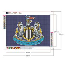 Load image into Gallery viewer, Diamond Painting - Full Round - Newcastle United Crest
