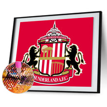 Load image into Gallery viewer, Sunderland Logo 45*35CM(Canvas) Full Round Drill Diamond Painting
