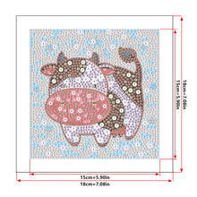 Load image into Gallery viewer, Cartoon Animal 18*18CM(Canvas) Full Special Shaped Drill Diamond Painting

