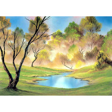 Load image into Gallery viewer, Grove Creek 40*30CM(Canvas) Full Round Drill Diamond Painting
