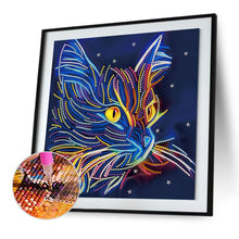 Load image into Gallery viewer, Diamond Painting - Full Crystal Rhinestone - Cat (30*30cm)
