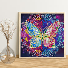 Load image into Gallery viewer, Diamond Painting - Full Crystal Rhinestone - Butterfly (30*30cm)
