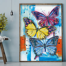 Load image into Gallery viewer, Diamond Painting - Full Crystal Rhinestone - Butterfly (30*40cm)
