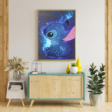 Load image into Gallery viewer, Diamond Painting - Full Crystal Rhinestone - Blue Stitch (30*40cm)
