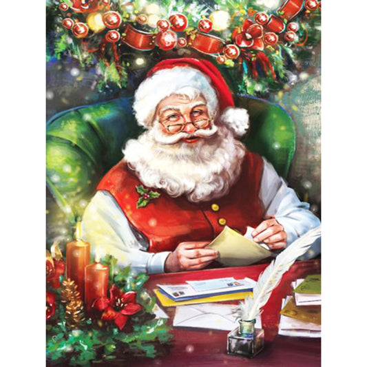 Santa Claus 40*50CM(Canvas) Full Round Drill Diamond Painting