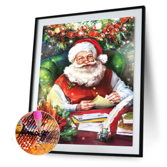 Santa Claus 40*50CM(Canvas) Full Round Drill Diamond Painting