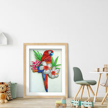 Load image into Gallery viewer, Parrot Animal 30*40CM(Canvas) Beautiful Special Shaped Drill Diamond Painting

