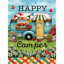 Load image into Gallery viewer, Happy Camping 30*40CM(Canvas) Full Round Drill Diamond Painting
