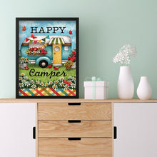 Load image into Gallery viewer, Happy Camping 30*40CM(Canvas) Full Round Drill Diamond Painting
