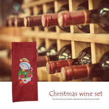 Load image into Gallery viewer, Diamond Painting Xmas Wine Bottle Cover Special-shaped Drill DIY
