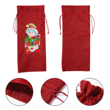 Load image into Gallery viewer, Diamond Painting Xmas Wine Bottle Cover Special-shaped Drill DIY
