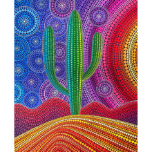 Load image into Gallery viewer, Diamond Painting - Full Crystal Rhinestone - Sun Cactus (30*40cm)
