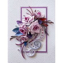 Load image into Gallery viewer, Diamond Painting - Full Round - Quilling Paper Flowers (30*40cm)
