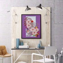 Load image into Gallery viewer, Flower 30*40CM(Canvas) Beautiful Special Shaped Drill Diamond Painting
