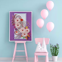 Load image into Gallery viewer, Flower 30*40CM(Canvas) Beautiful Special Shaped Drill Diamond Painting
