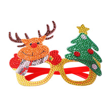 Load image into Gallery viewer, Kids Christmas Diamond Glasses Toys DIY Frame Paste 3D Stickers
