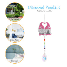 Load image into Gallery viewer, Diamond Drill Rainbow Collection Crystal Prisms Wind Chime  Gnomes
